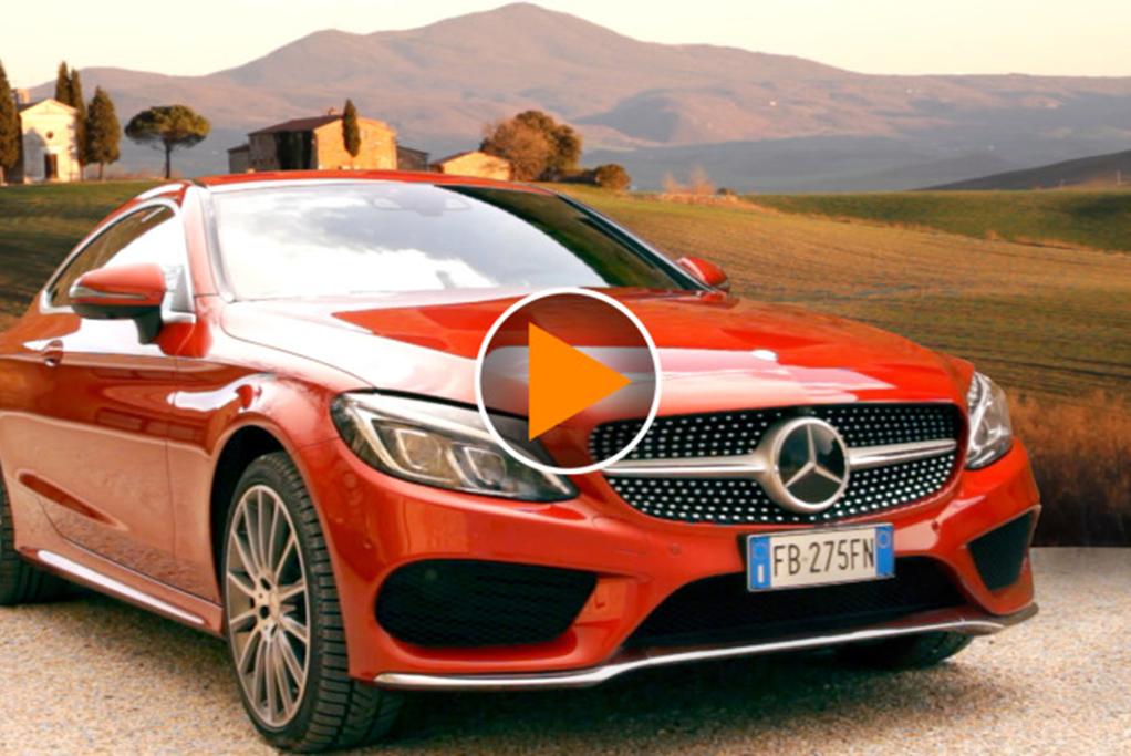 Mercedes Classe C Coupè in Terra di Siena